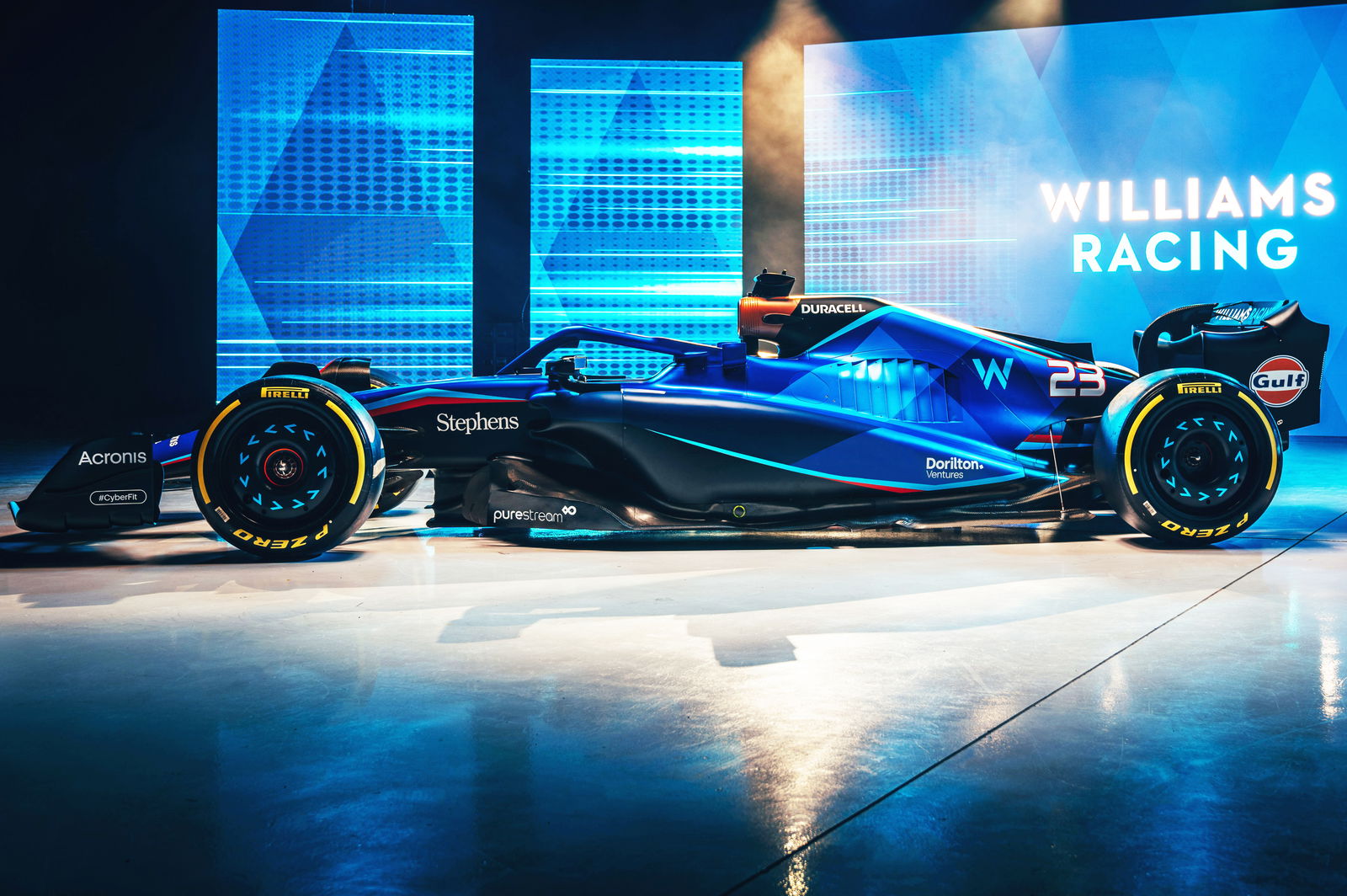 FIRST LOOK: Williams present F1 2023 livery and Gulf partnership